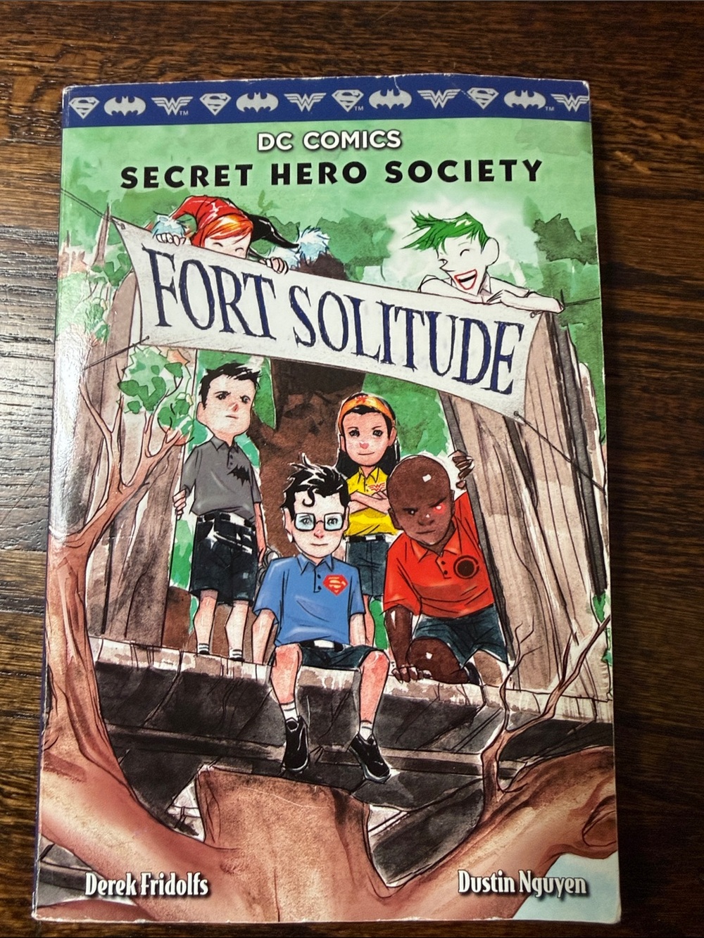 DC Comics Secret Hero Society Fort Solitude paperback book